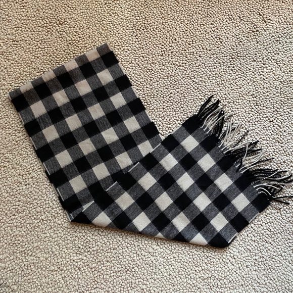 J. Crew Other - J Crew Buffalo Check 100% Cashmere Scarf